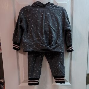 Matilda Jane Charcoal Star Hoodie Set